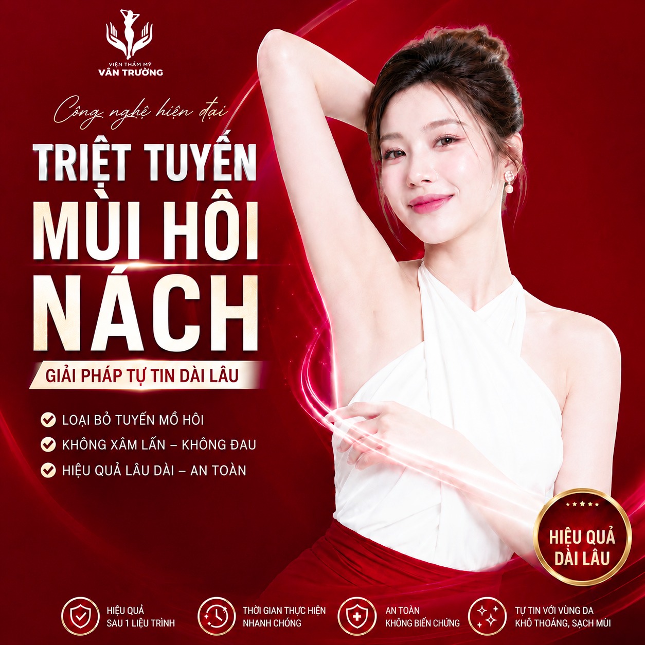 triệt tuyến mùi hôi nách