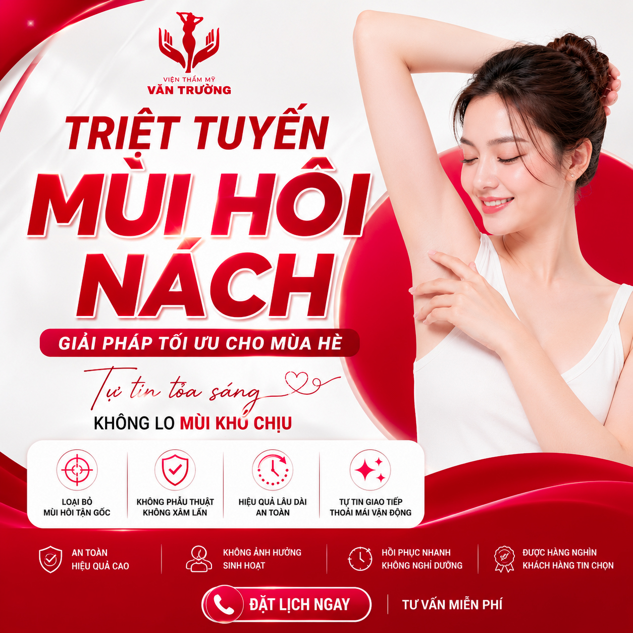 triệt mùi hôi nách