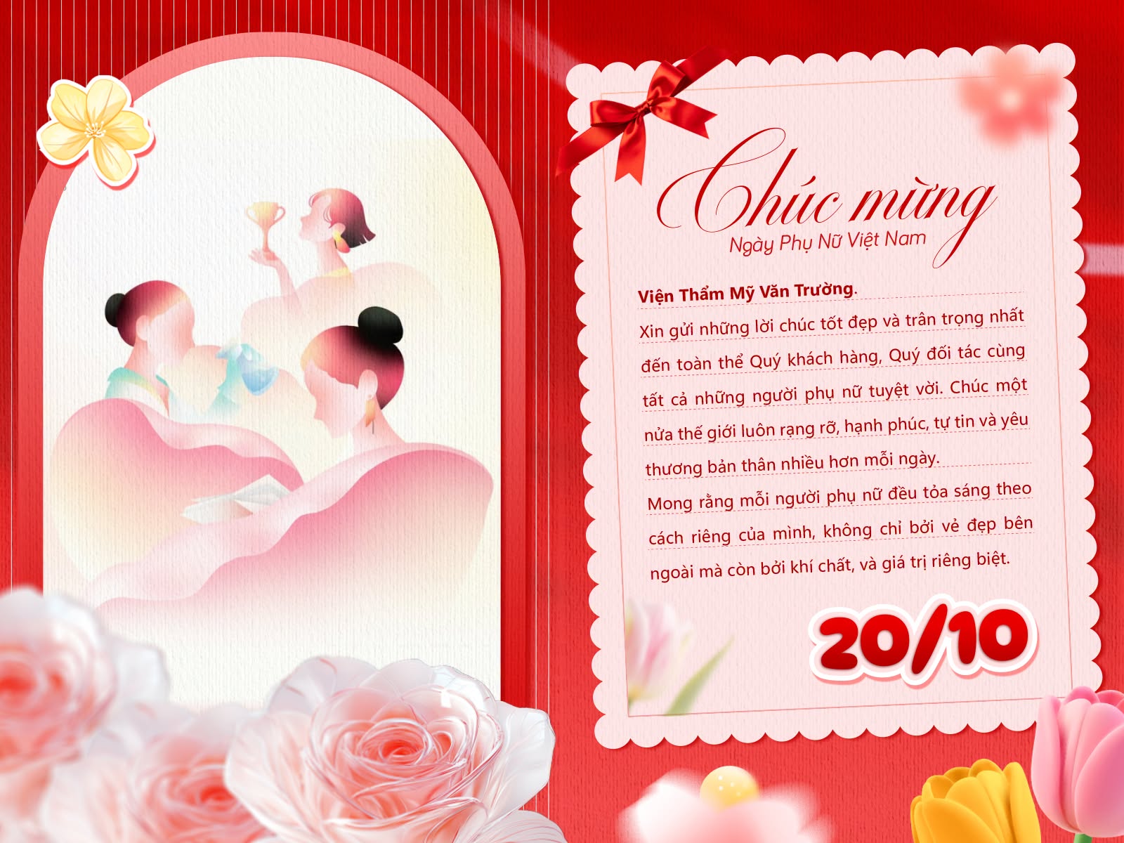 Chúc mừng ngày Phụ nữ Việt Nam